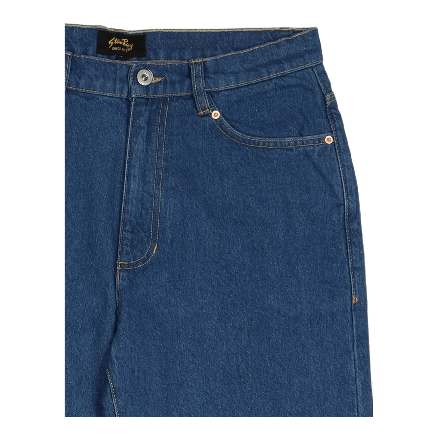 5 Pocket Straight Light Stone Denim