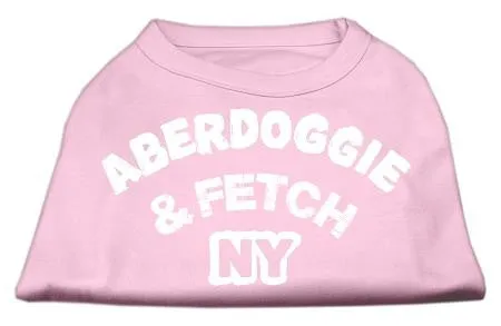 Aberdoggie NY Screenprint Shirts Light Pink XS (8)