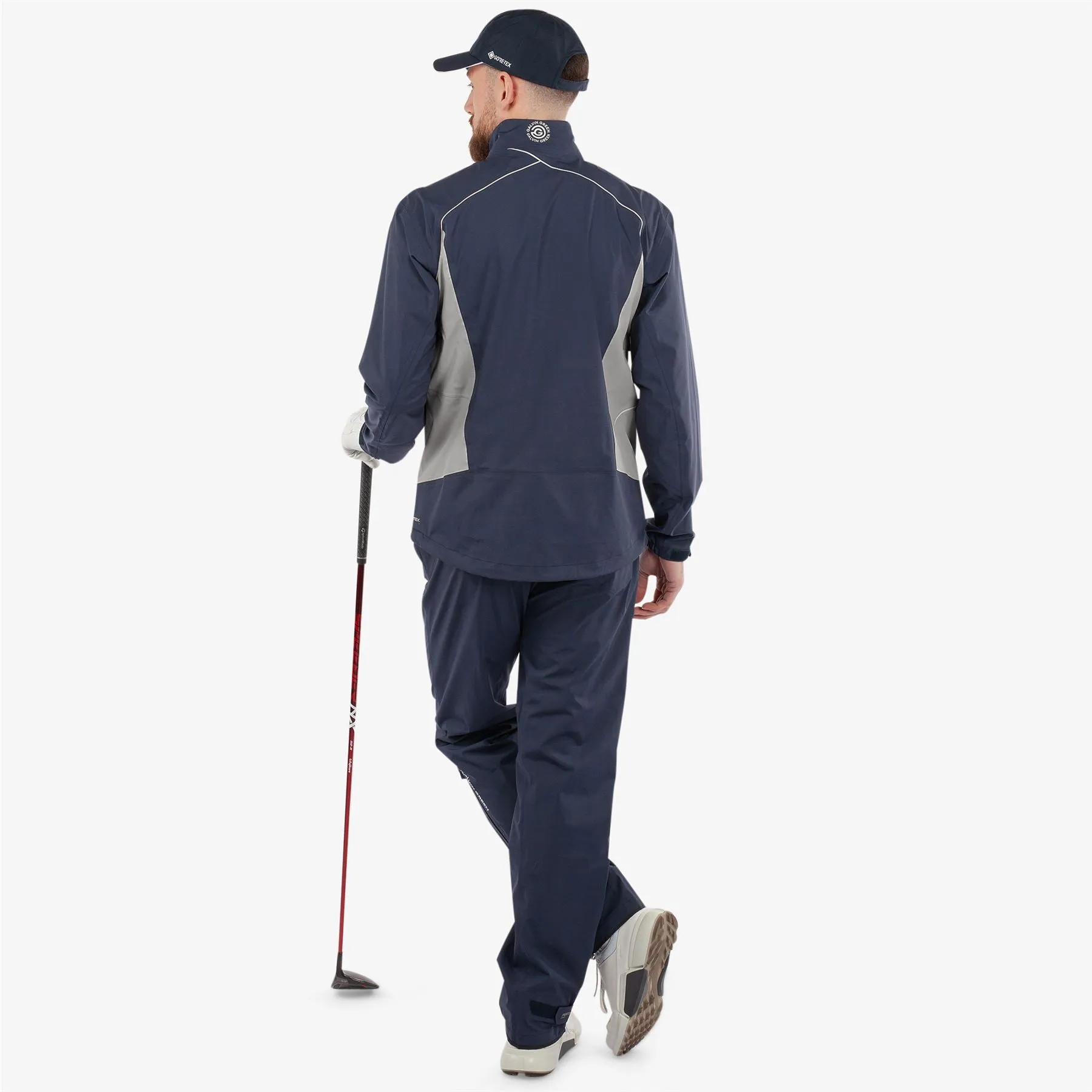 Ames PERTEX Waterproof Jacket Navy/Cool Grey - AW24