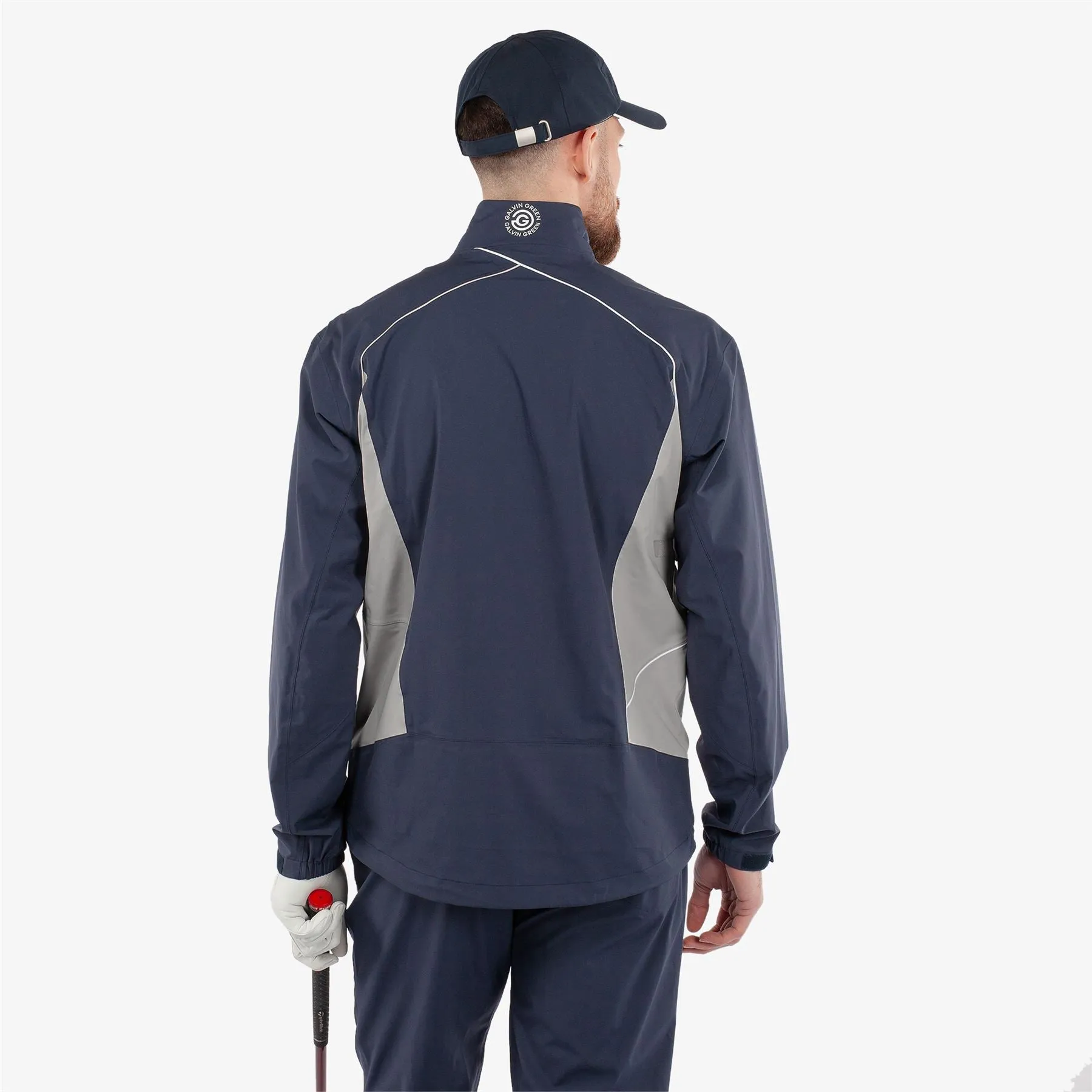 Ames PERTEX Waterproof Jacket Navy/Cool Grey - AW24