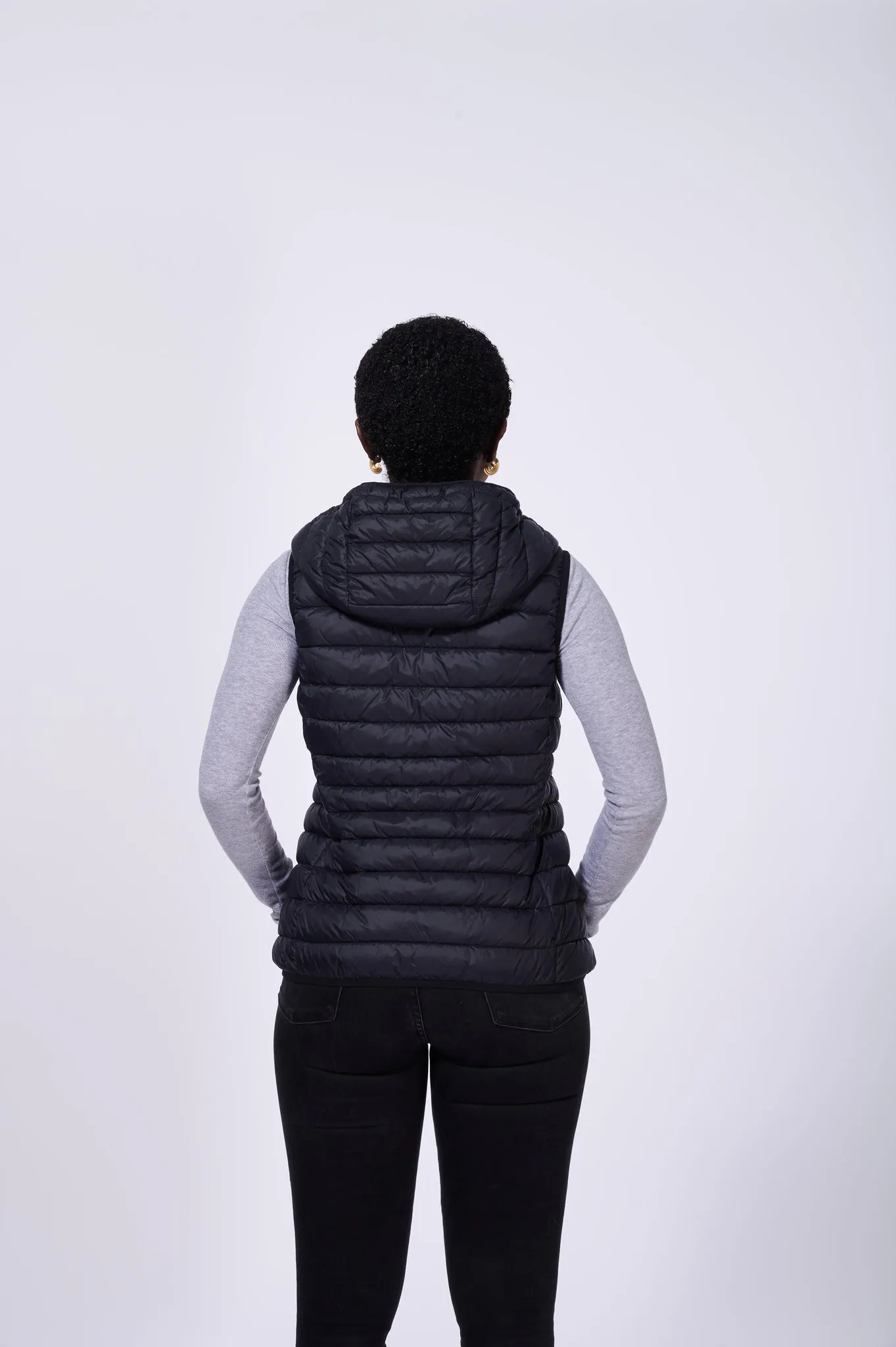 Arwen Vegan Down Vest | Black