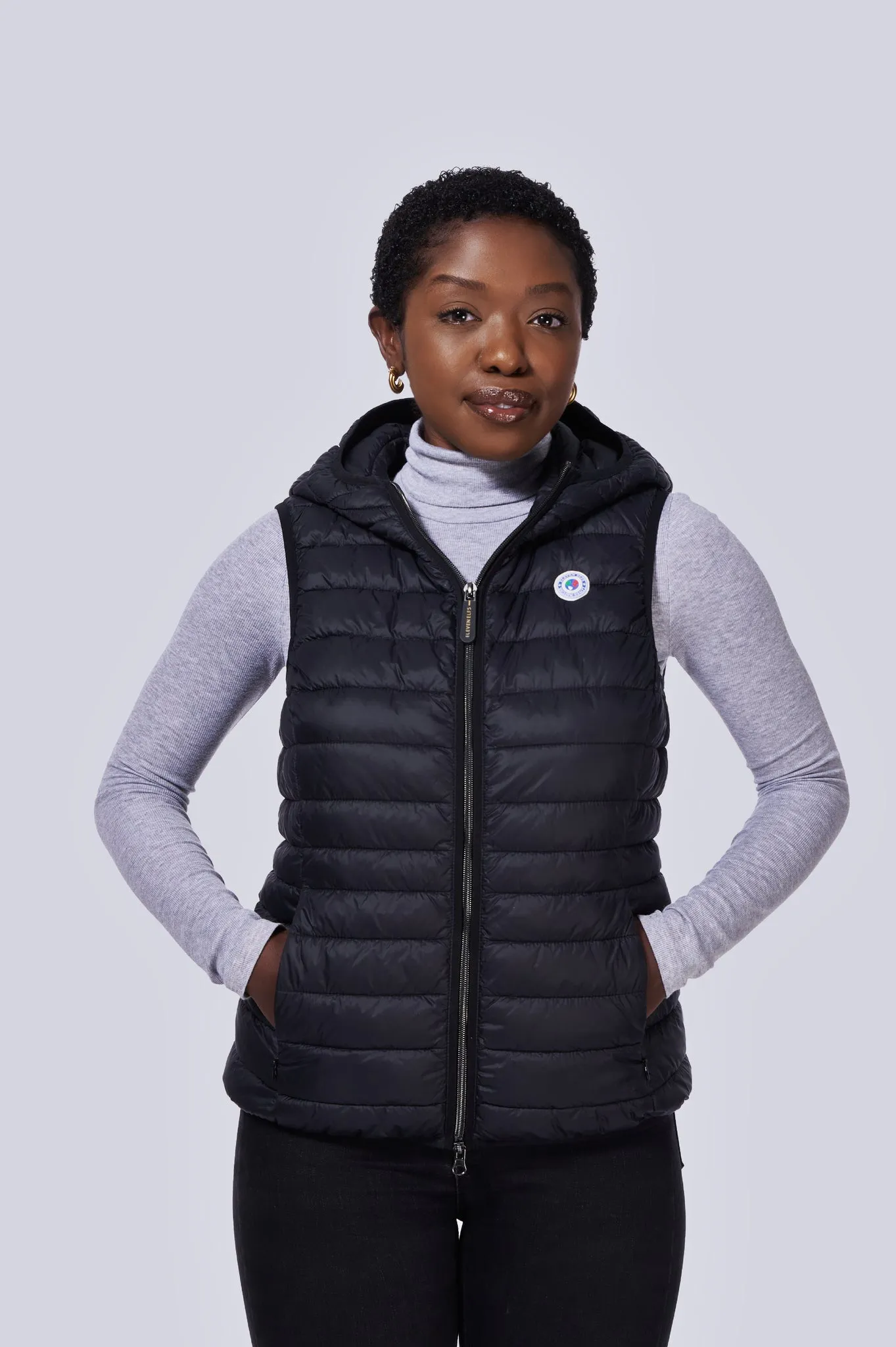 Arwen Vegan Down Vest | Black
