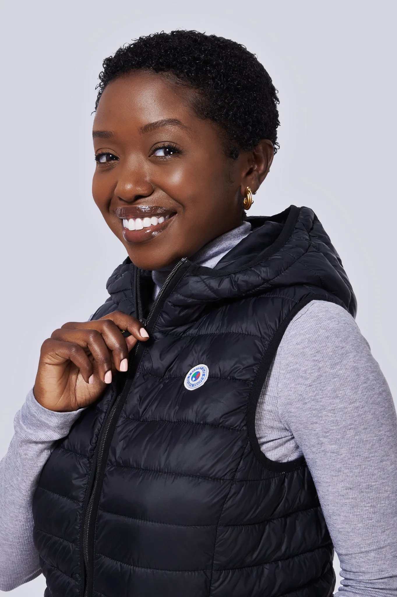 Arwen Vegan Down Vest | Black