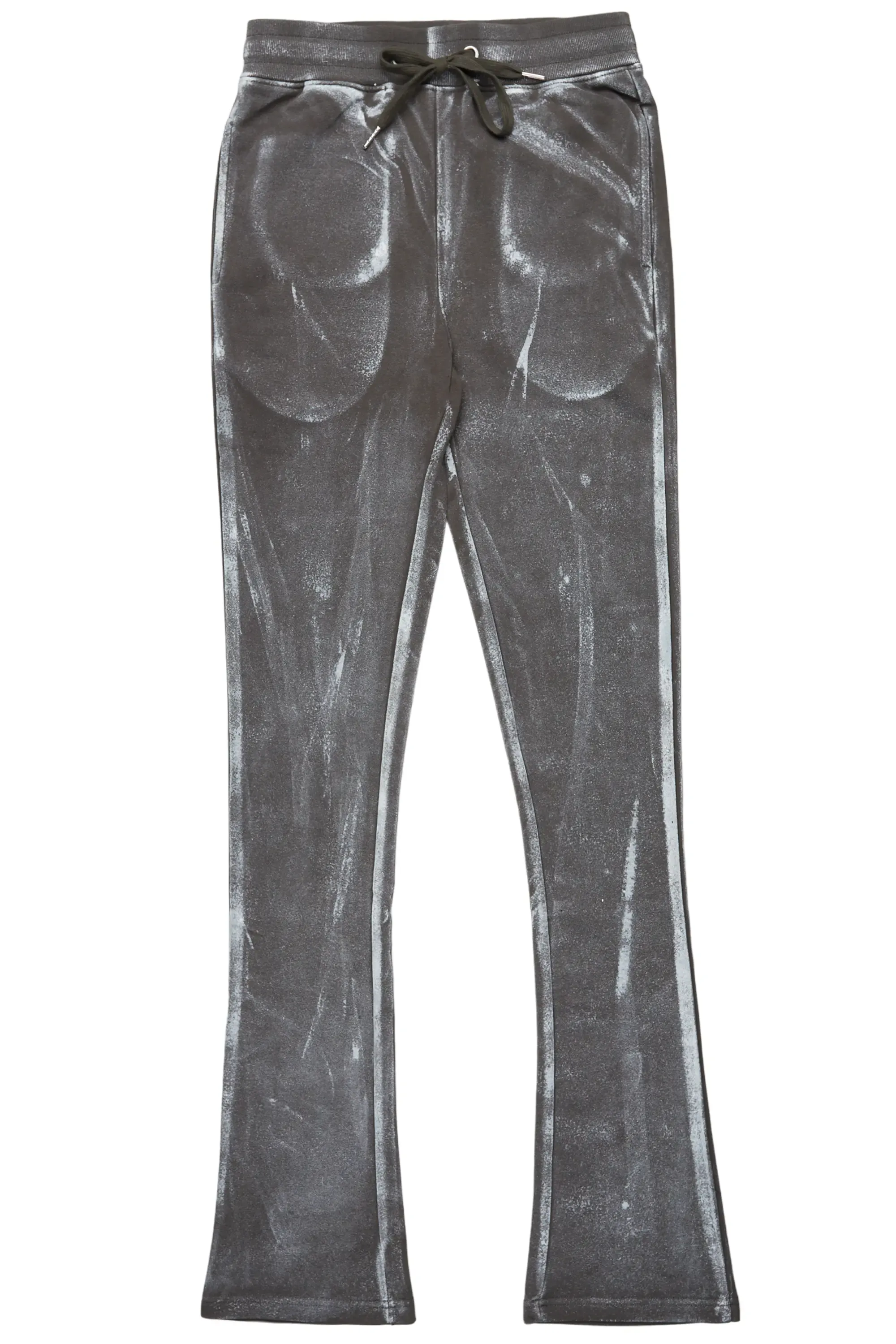 Barto Stacked Flare Pants in Olive, Perfect for Painters