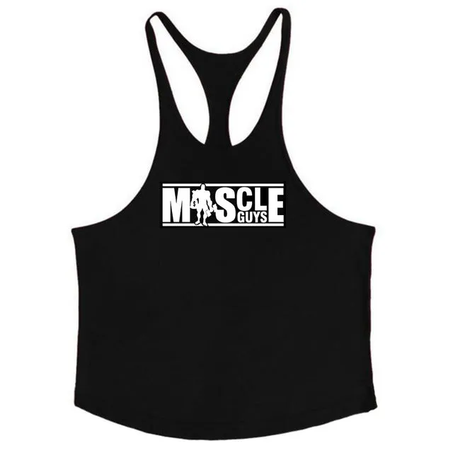 Optimized English title: Mens Sleeveless Bodybuilding Tank Top for Maximum Performance