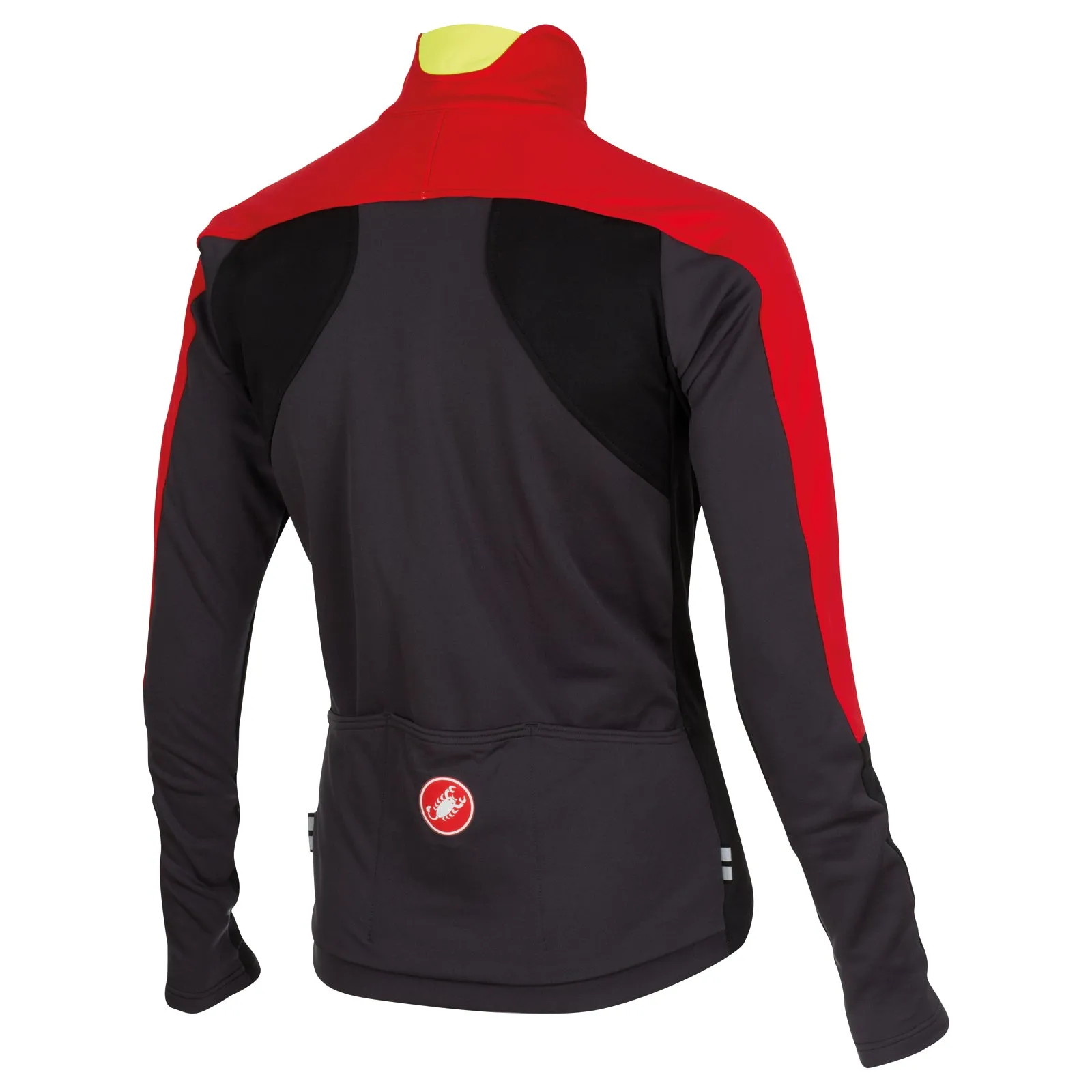 Castelli Mens Passo Giau Jacket - Red