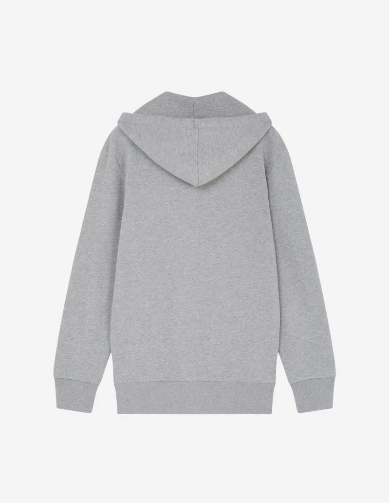 CHILLAX FOX PATCH ZIPPED HOODIE