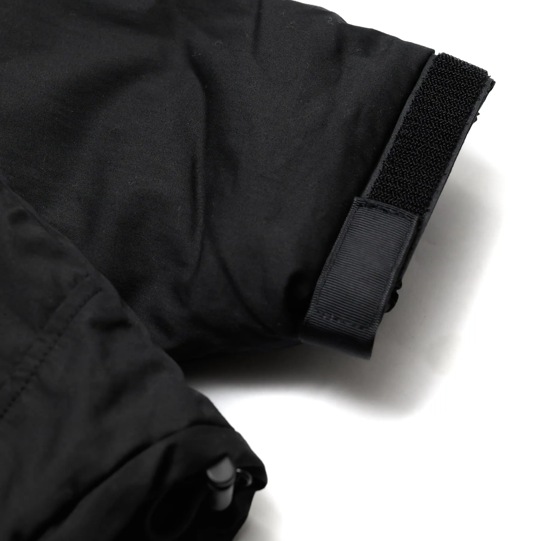 Cotton Nylon Padded Jacket - Black