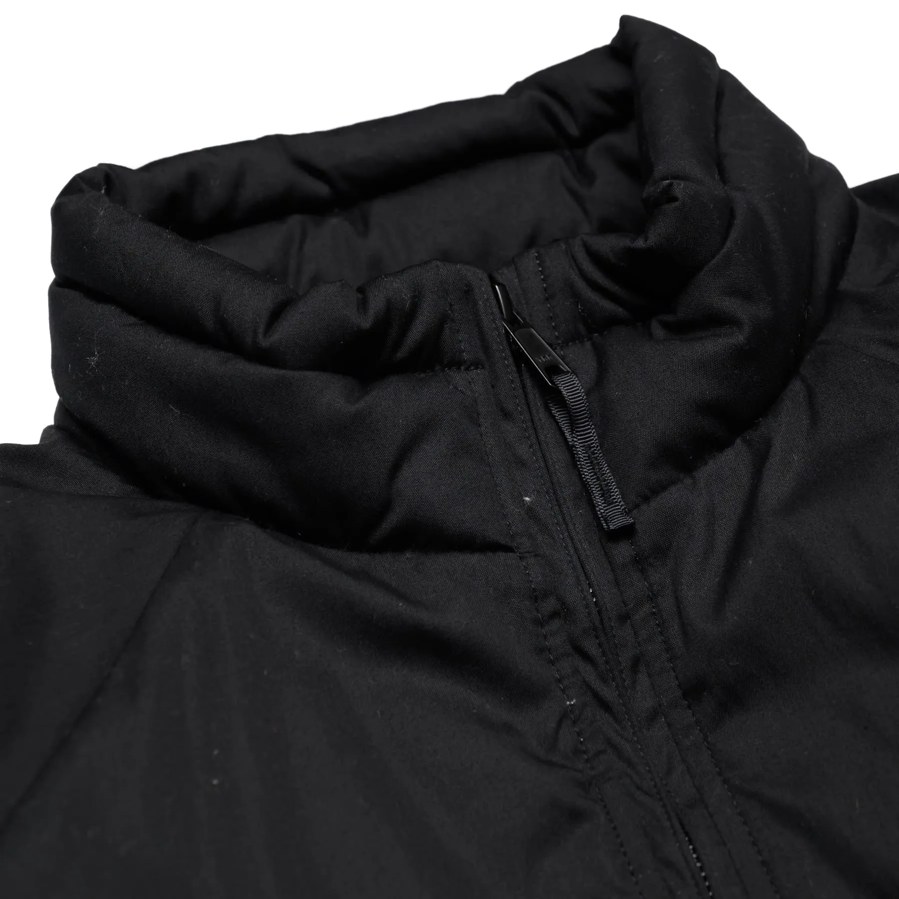 Cotton Nylon Padded Jacket - Black