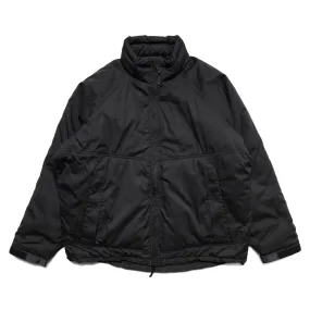 Cotton Nylon Padded Jacket - Black