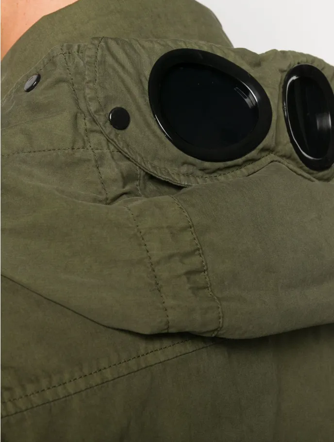 C.P. Company Mens Hooded Jacket with Google Lens Technology - Stylish and Functional Outerwear
