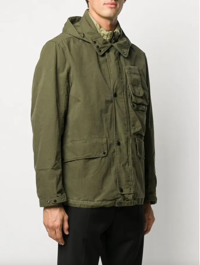 C.P. Company Mens Hooded Jacket with Google Lens Technology - Stylish and Functional Outerwear