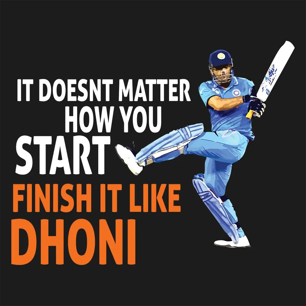 Finish Like Dhoni