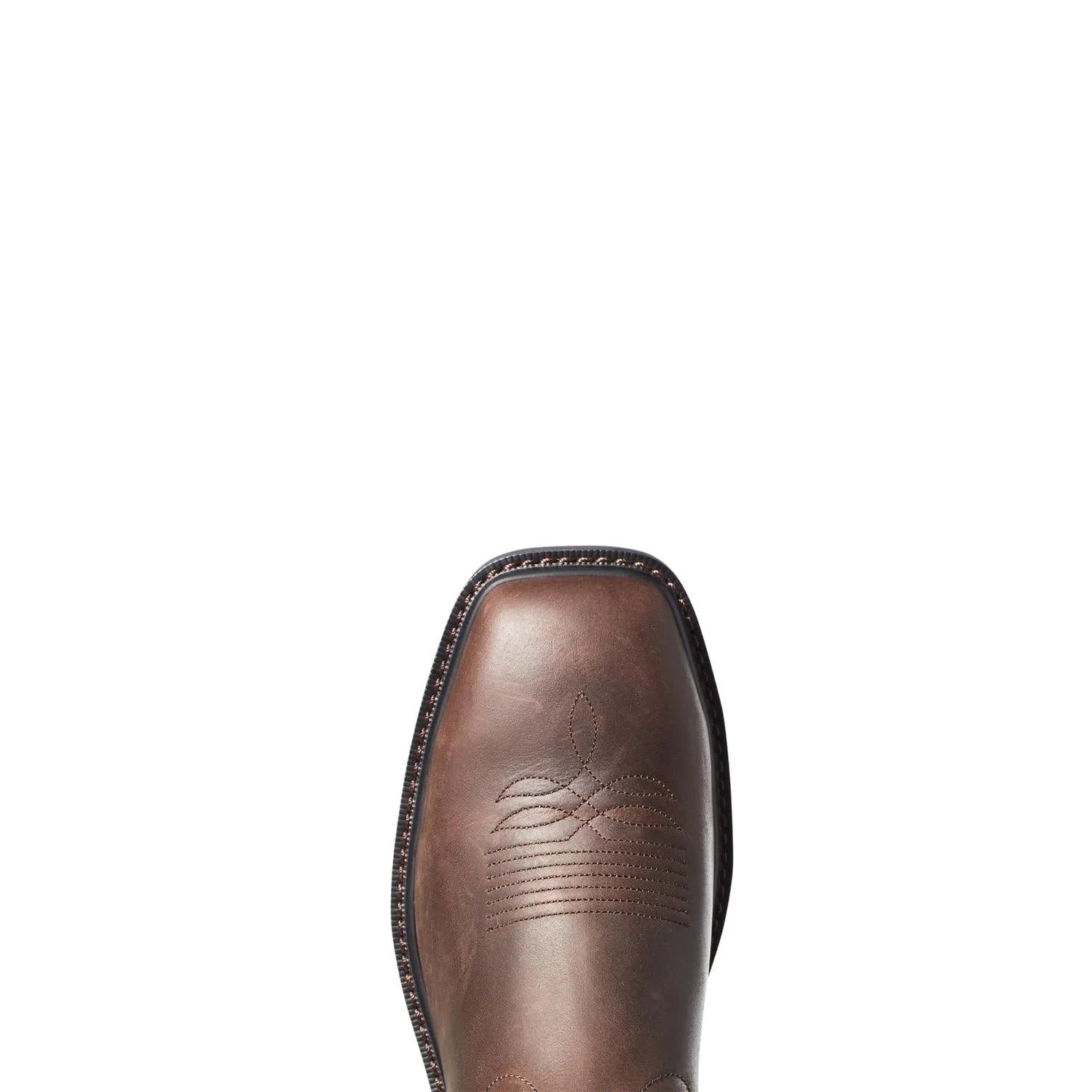 Groundwork Steel-Toe Wide Square Toe Work Boot Brown