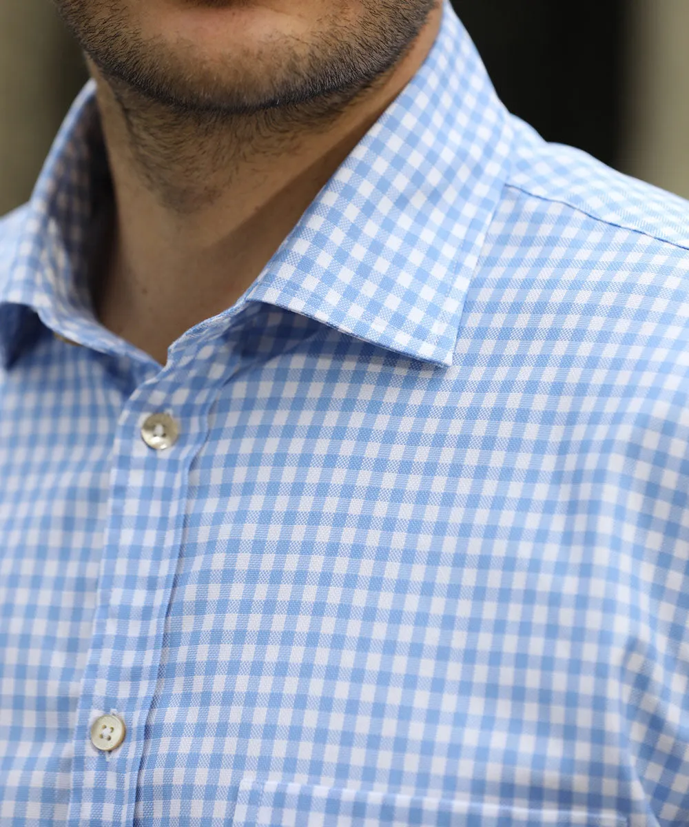 Heritage Italian-Made 100% Royal Oxford Cotton Gingham Sport Shirt