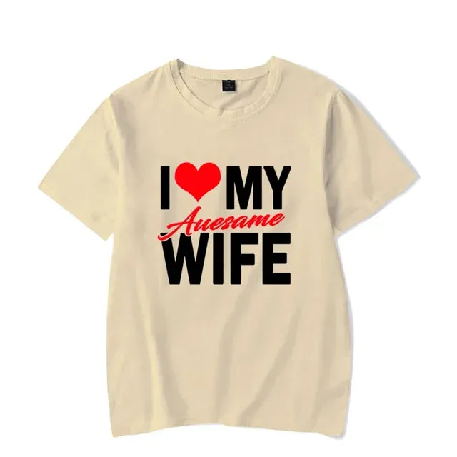 I Love My Awesome Husband Shirt