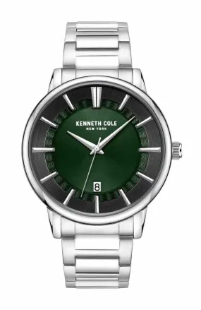 Kenneth Cole New York Green Dial Stainless Steel Strap Men Watch KCWGH0014101