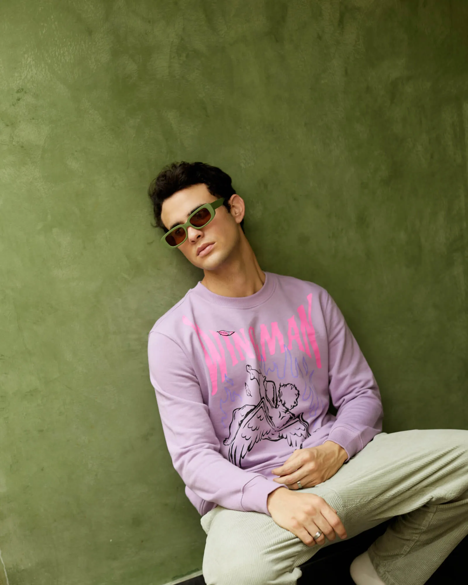 Lilac Wingman Sweatshirt