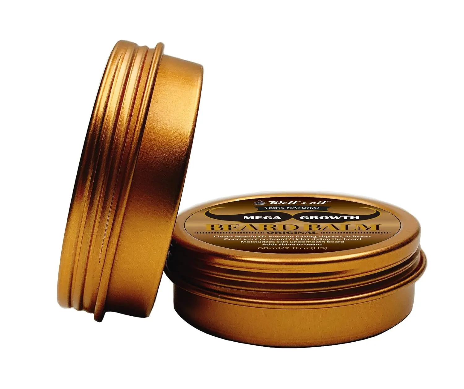 Mega Growth Beard Balm 2oz