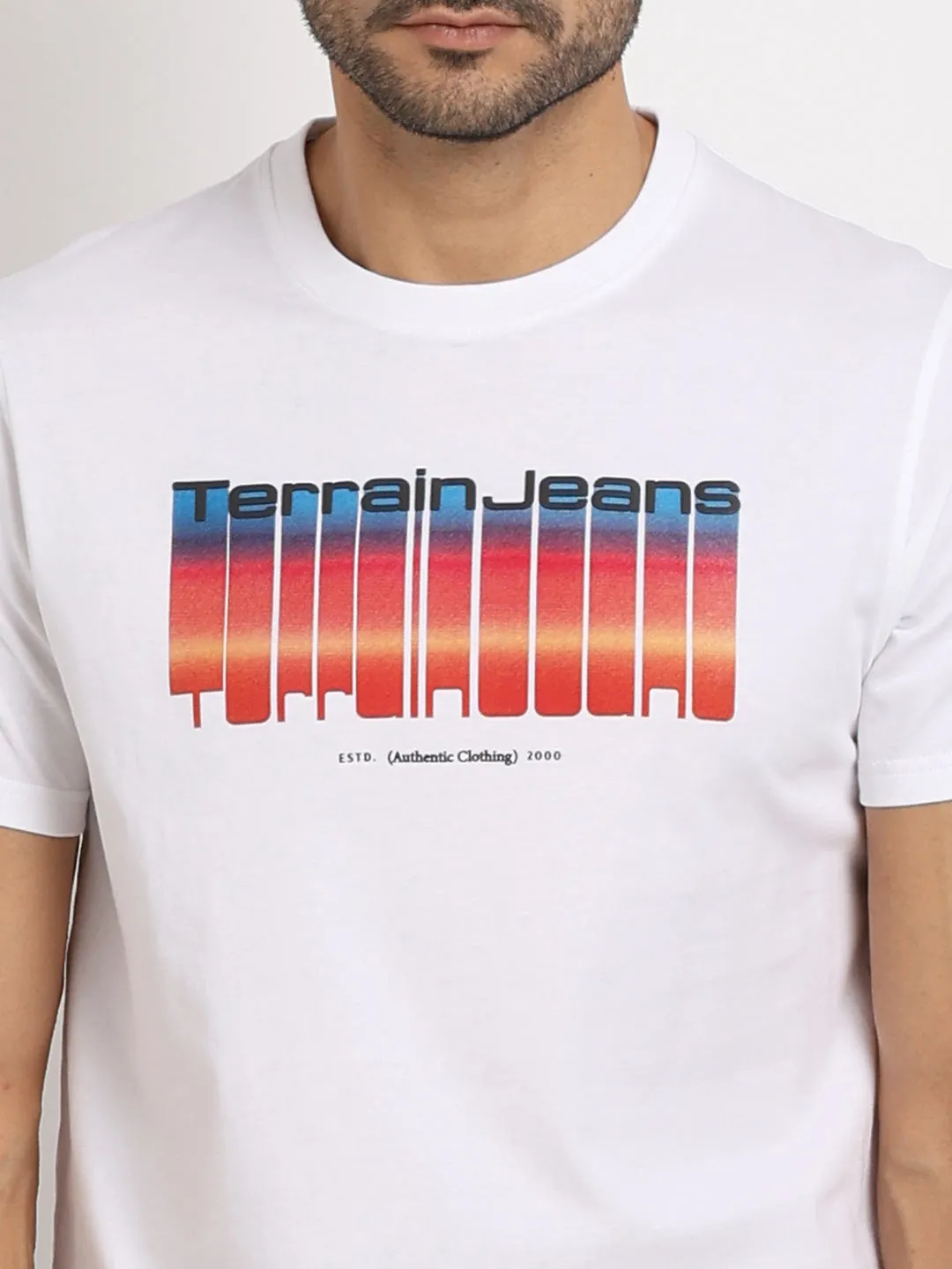 Men Graphic Crew Neck T-Shirt