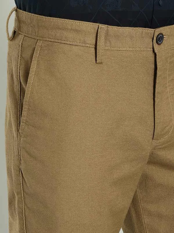 Men Kansas Fit Cotton Stretch Trouser