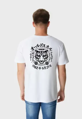 Mister Paw Backprint T-Shirt White