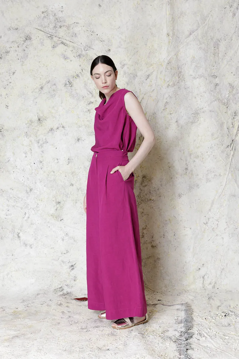 Neirami Wide leg Pleated Trouser