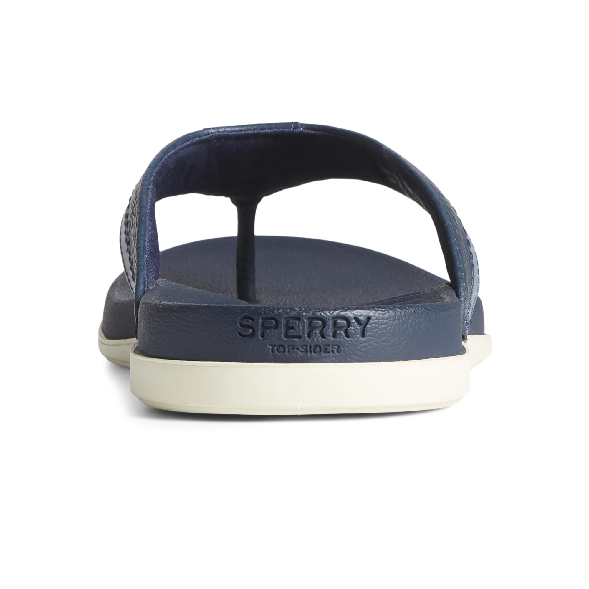 Navy Sperry Mens Plushwave Dock Thong Flip Flops - Comfortable and Stylish Footwear (Model: STS24251)
