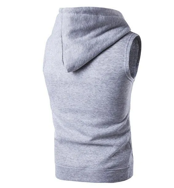Sportwear Lifestyle Pullover Sleeveless Hoodie for Men