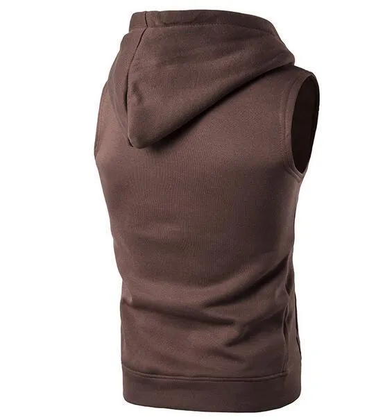 Sportwear Lifestyle Pullover Sleeveless Hoodie for Men