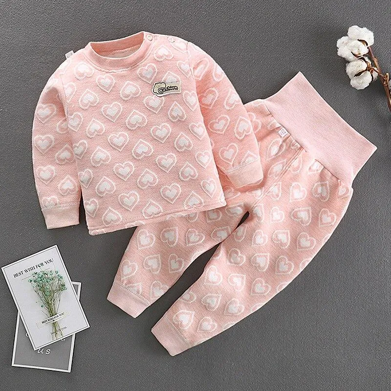 Spring Autumn Girls Sport Suits Long Sleeve Shirt Pants