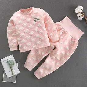 Spring Autumn Girls Sport Suits Long Sleeve Shirt Pants