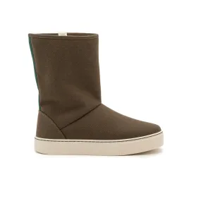 Vegan winter bootie khaki JID004