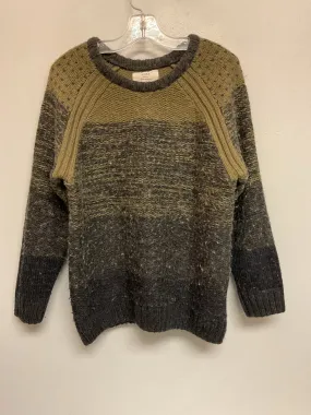 Zara Size 12 Green & Gray Acrylic & Wool Big Boys Sweaters & Vests
